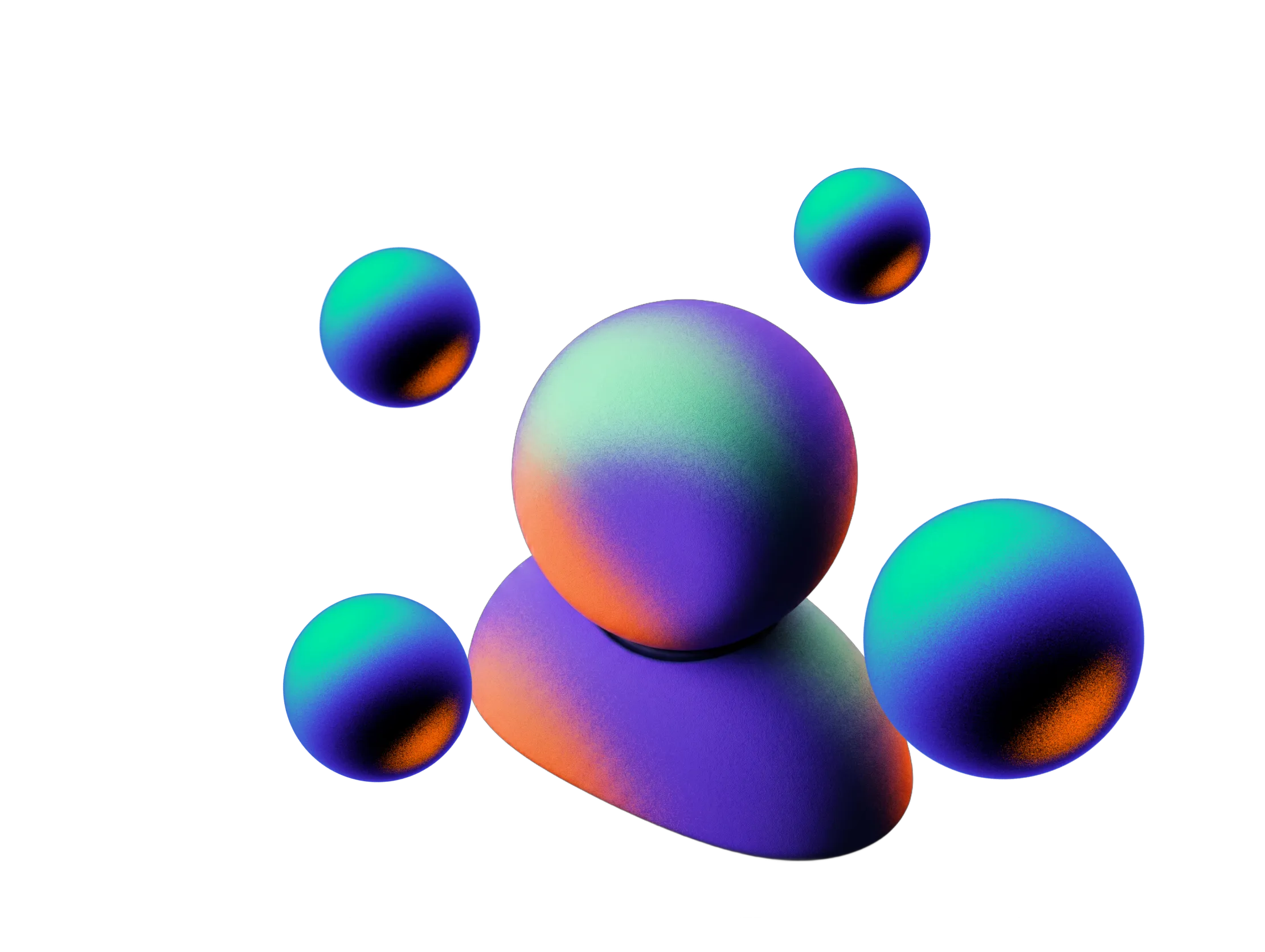 A mid-size earner figure with four satellite orbs
